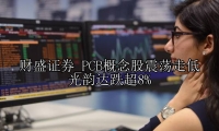 PCB概念股震荡走低 光韵达跌超8%